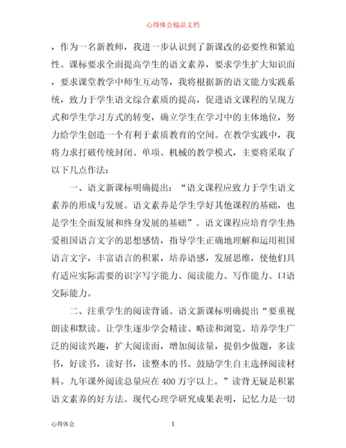 学习小学语文新课标心得体会3篇.docx