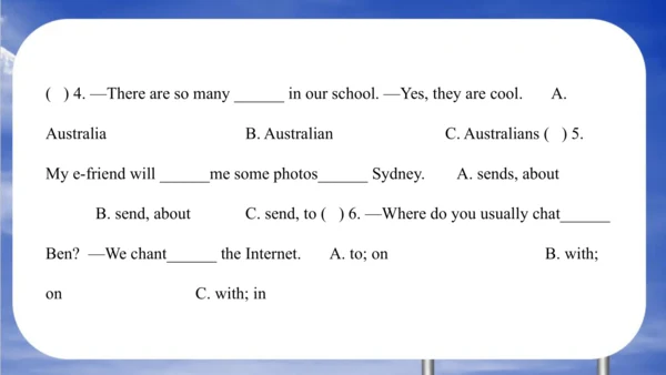Unit 6 An interesting country Story time & Grammar