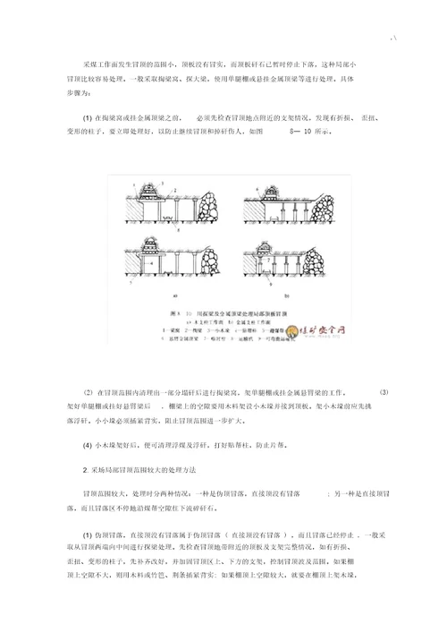 煤矿巷道冒顶管理方案计划办法