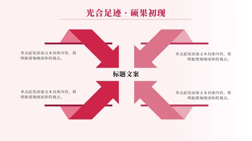 粉色小清新郁金香花团锦簇汇报PPT模板