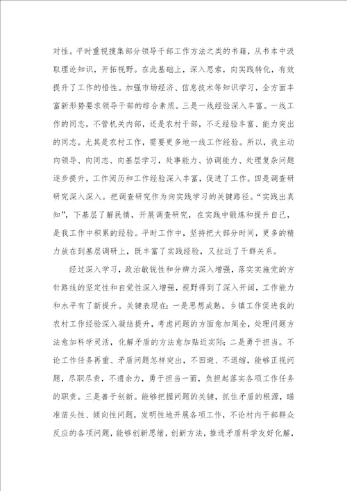 2021年镇党政班子年度述职汇报八篇