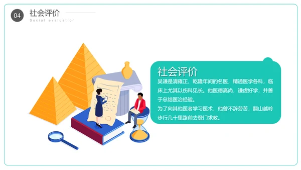 吴谦医书古代名人介绍PPT
