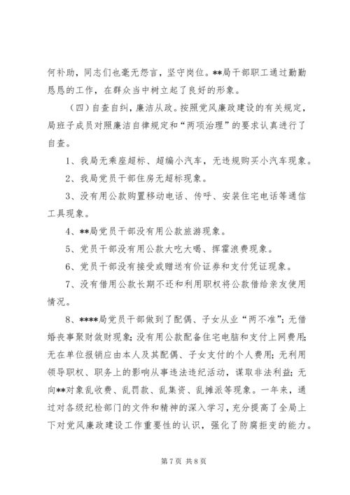 某局党风廉政建设工作报告 (2).docx