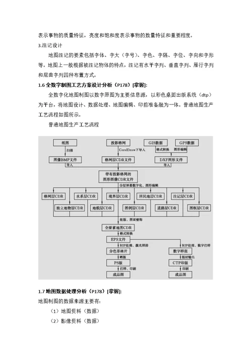 309注册测绘师资格考试--测绘案例分析--地图制图