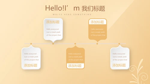 简约大方金色金融银行工作总结动态PPT模板