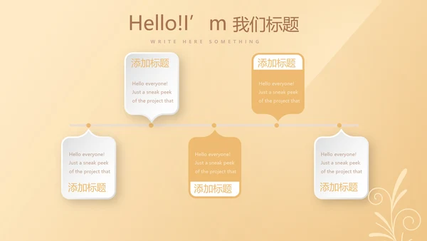 简约大方金色金融银行工作总结动态PPT模板
