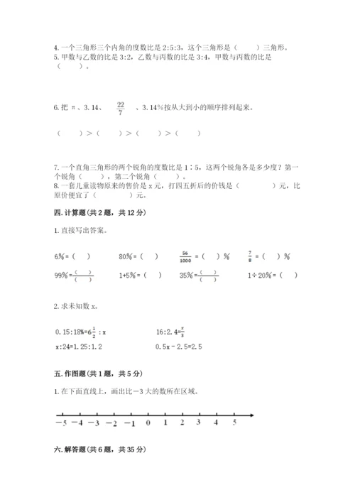 冀教版六年级下册期末真题卷附参考答案【典型题】.docx