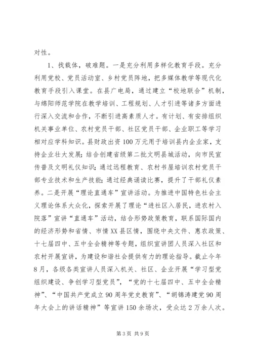 学习型党组织建设情况汇报.docx