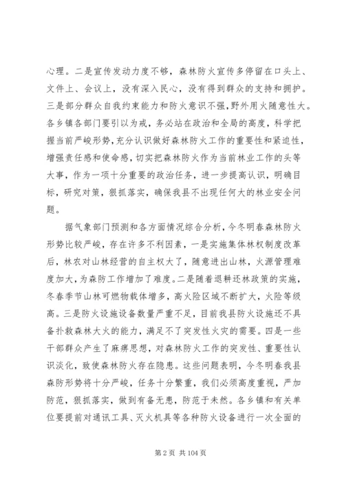 副县长在全县森林防火工作会议上的讲话_1.docx