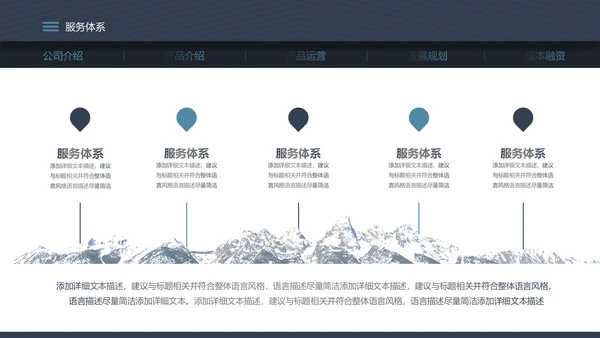 高端大气欧美风商业计划书ppt模板
