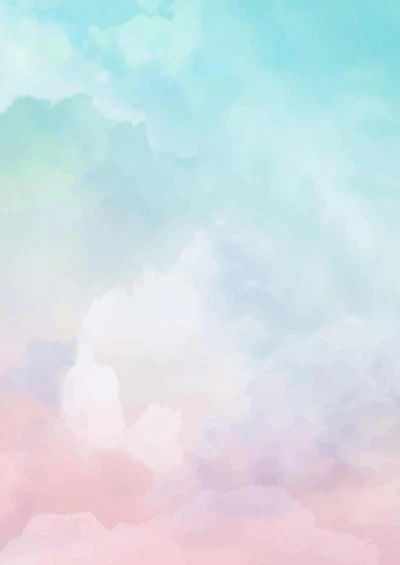 简约清新水彩背景word模板