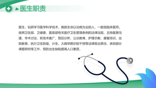 绿色大气医疗公司宣传工作总结汇报动态PPT