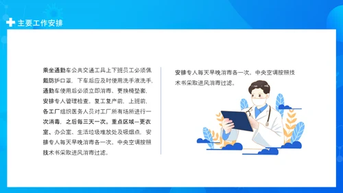 企业工厂复工疫情预防方案PPT模板