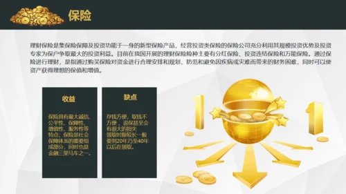 基金投资理财期货股市财富金融通用PPT模板