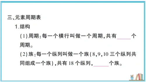 【同步默记本】人教版化学九上 第三单元 物质构成的奥秘（课件版）
