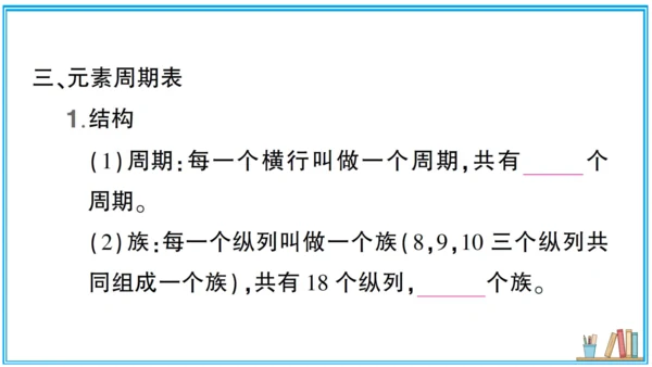 【同步默记本】人教版化学九上 第三单元 物质构成的奥秘（课件版）