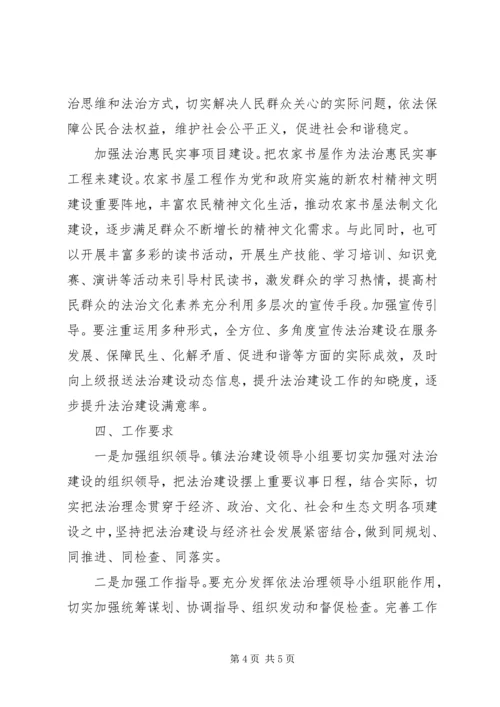 乡镇法治建设实施方案.docx