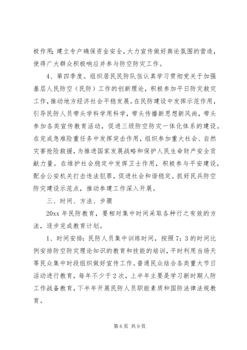 社区人防民防工作计划范文.docx