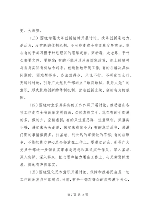 关于对全市解放思想大讨论活动(徐).docx