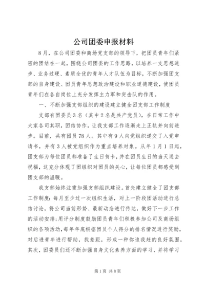 公司团委申报材料.docx