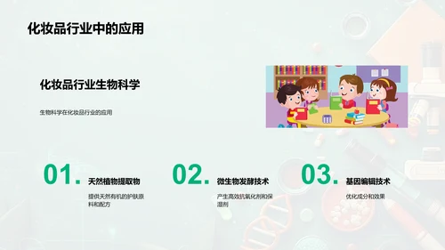 探索生物科学PPT模板