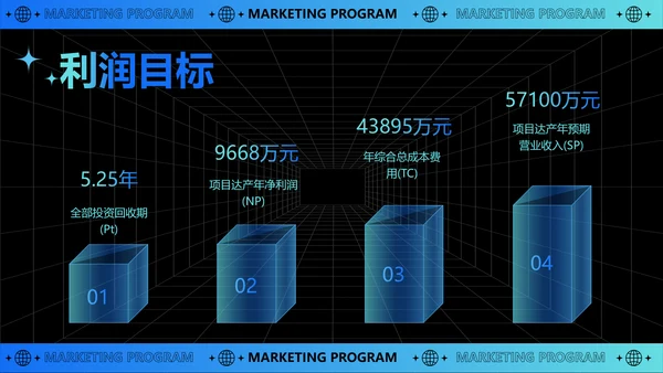 科技风互联网元宇宙营销策划PPT模板