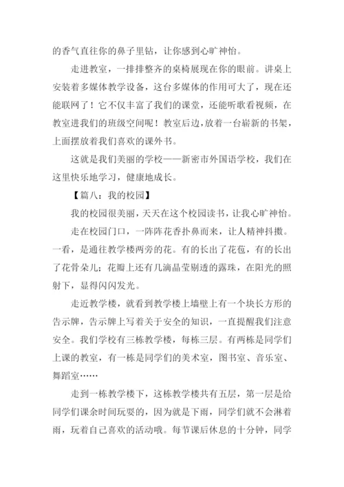 关于校园的作文450字.docx