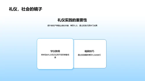 礼仪魅力在房产销售中的作用