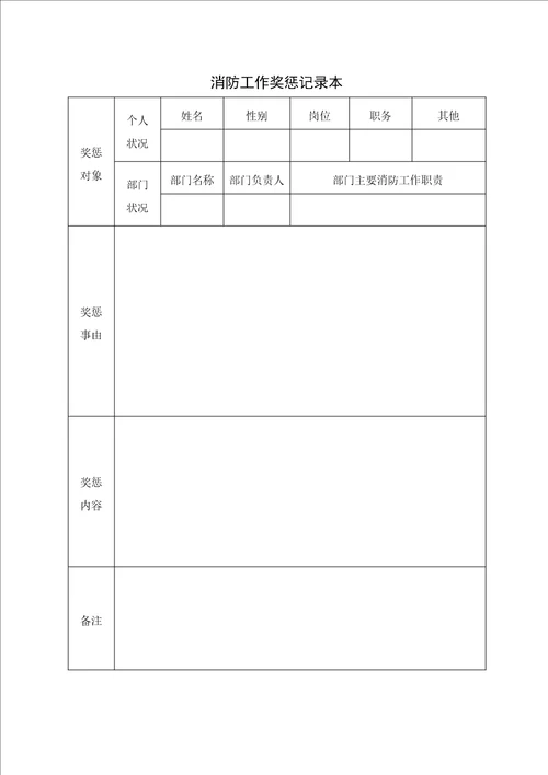 火灾隐患整改记录本