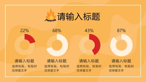 橙色卡通安全教育主题班会PPT模板