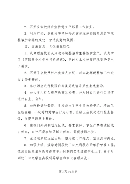 车田中心校校园周边环境整治方案.docx