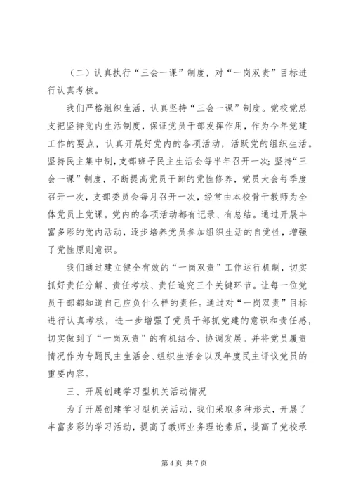 市委党校200X年党建工作情况报告_1.docx