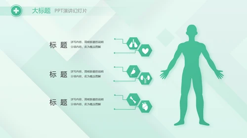 清新医疗医药工作汇报动态PPT