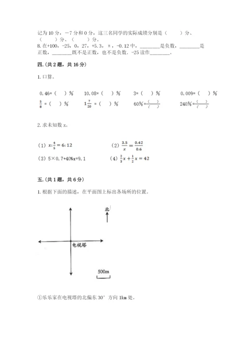 小学数学六年级下册竞赛试题精品（典型题）.docx