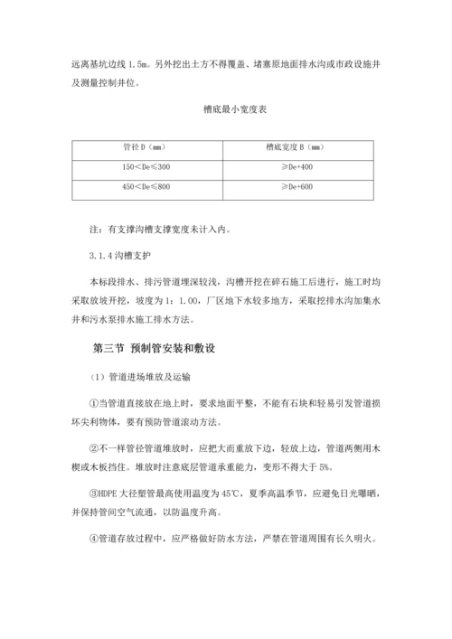 HDPE排水管道专项综合项目施工专项方案.docx