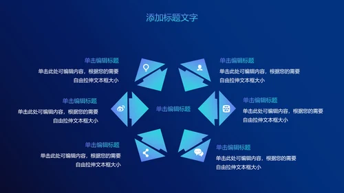 云端互联网大数据电子商务PPT模板