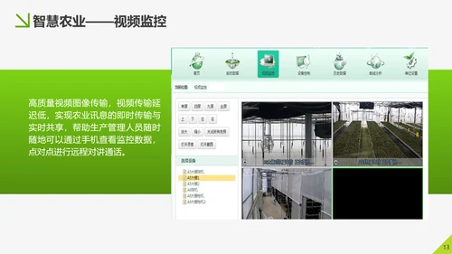 智慧农业农村信息化解决方案PPT模板