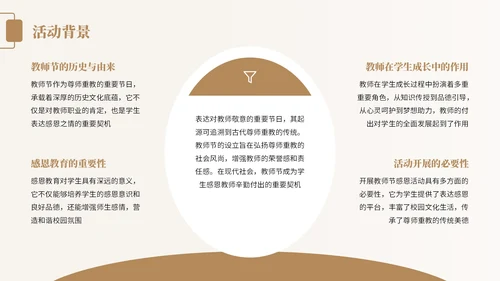 橙色中国风教师节感恩宣传PPT