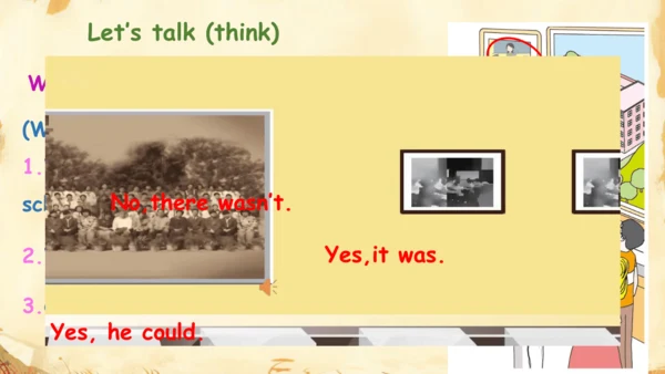 Unit 4 Then and now A Let's try& Let's talk PPT课件