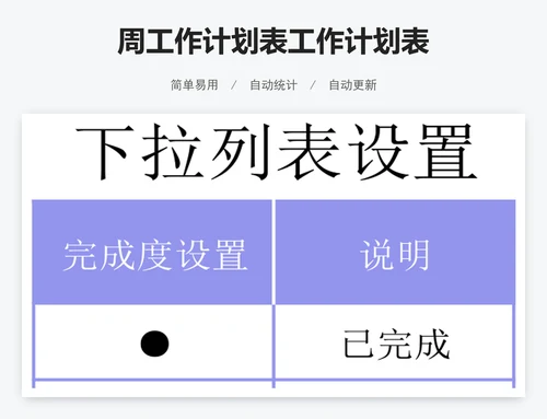 周工作计划表工作计划表