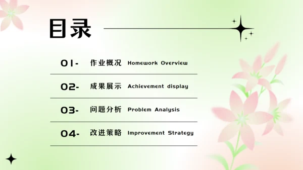 大学生小组期末作业汇报通用PPT模板