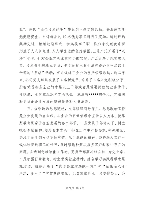 村党支部争先创优事迹材料 (5).docx