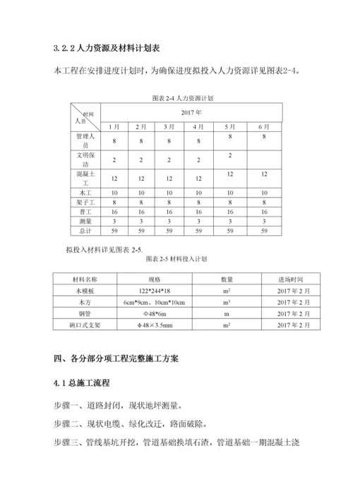 道路及雨污水改造工程施工组织设计.docx