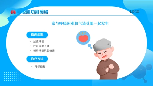 卡通熊猫肺康复训练课件通用PPT模板