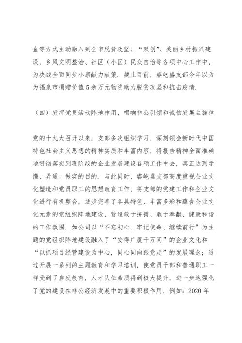 商会党支部党建工作述职报告.docx