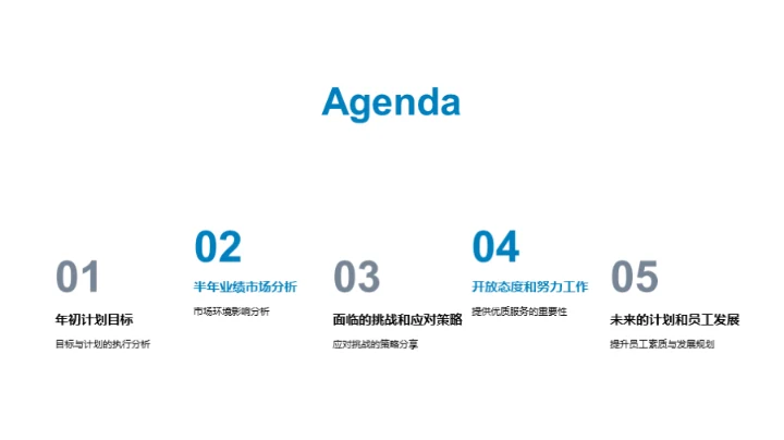 半年业绩回顾与展望