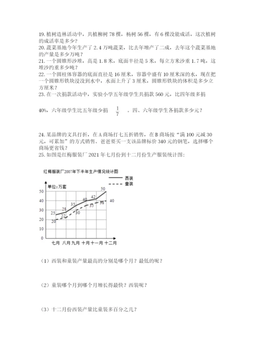 小升初数学应用题50道【精练】.docx