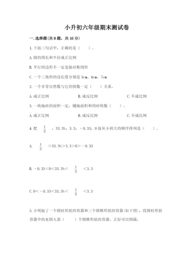 小升初六年级期末测试卷（基础题）.docx