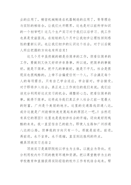 模具顶岗实习总结.docx