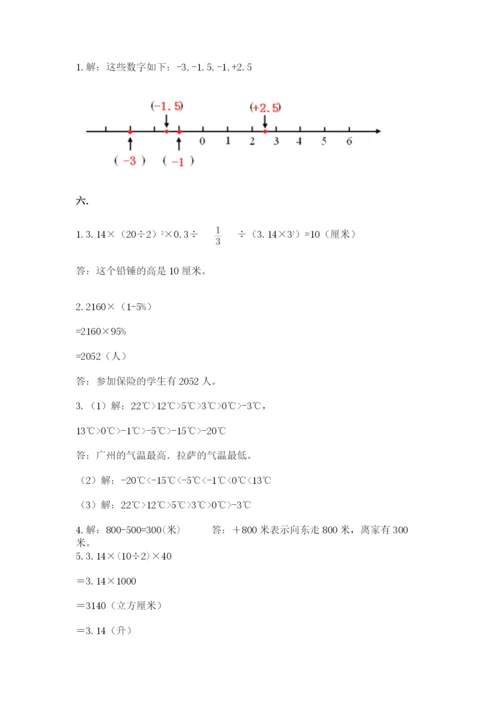 苏教版小升初数学模拟试卷ab卷.docx